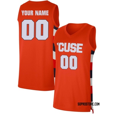Men's Custom Syracuse Orange Limited Basketball Jersey - Orange