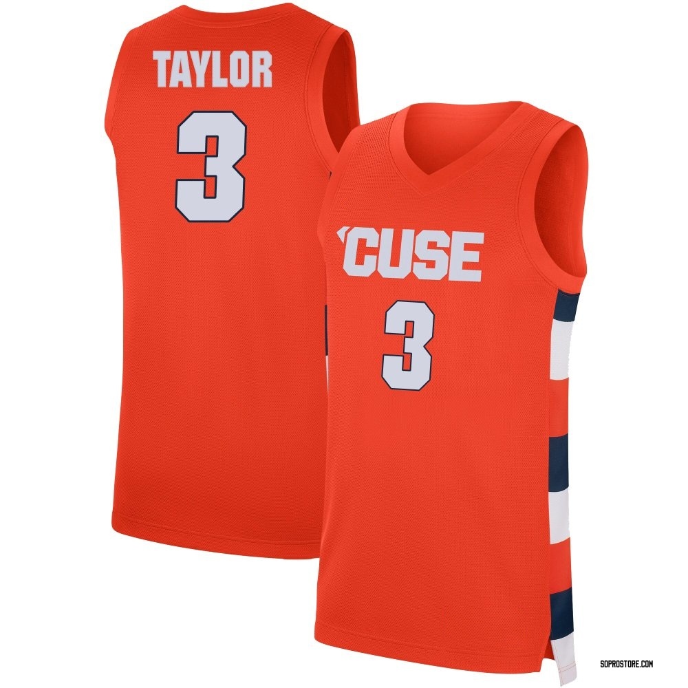 Men's Lucas Taylor Syracuse Orange Replica Basketball Jersey - Orange