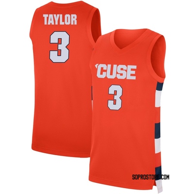 Men's Lucas Taylor Syracuse Orange Replica Basketball Jersey - Orange