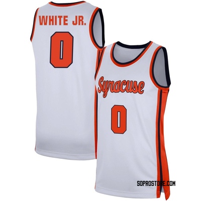 Men's Sadiq White Jr. Syracuse Orange Replica Retro Basketball Jersey - White