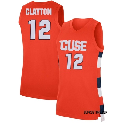 Women's Anthony Clayton Syracuse Orange Replica Basketball Jersey - Orange