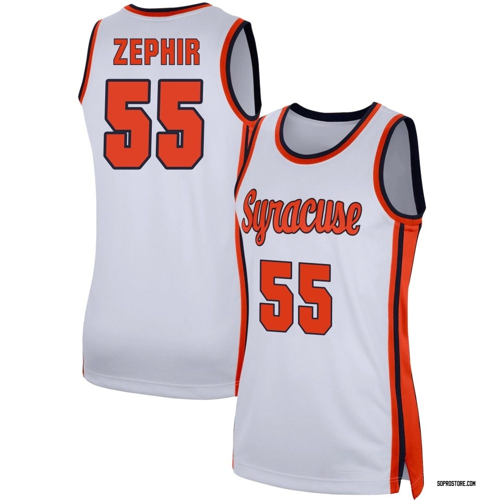 Women's Bryce Zephir Syracuse Orange Replica Retro Basketball Jersey - White