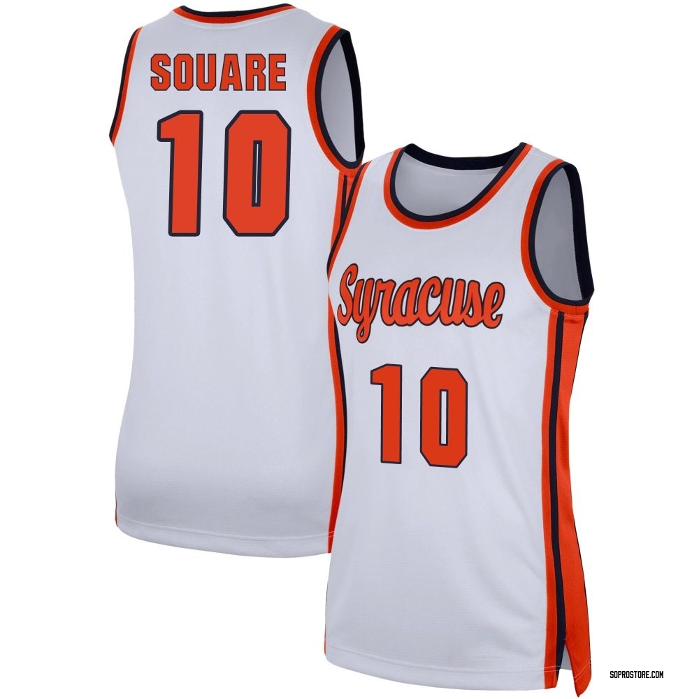 Women's Ibrahim Souare Syracuse Orange Replica Retro Basketball Jersey - White