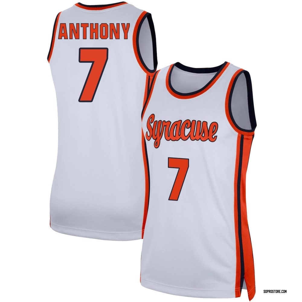Women's Kiyan Anthony Syracuse Orange Replica Retro Basketball Jersey - White