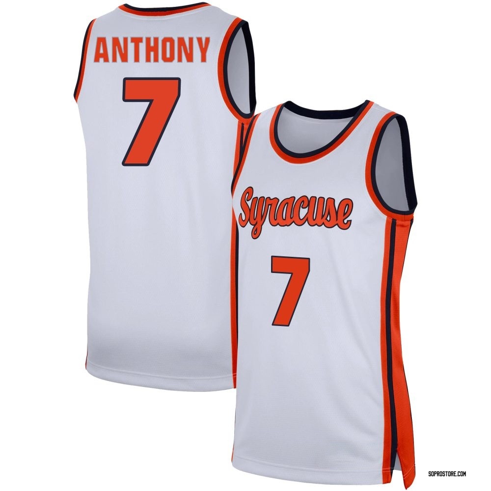 Youth Kiyan Anthony Syracuse Orange Replica Retro Basketball Jersey - White